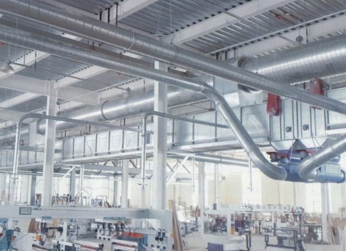 Central dust collection system details